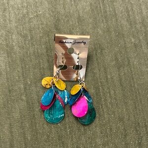 Fashion Jewelry Vibrant Teardrop Earrings